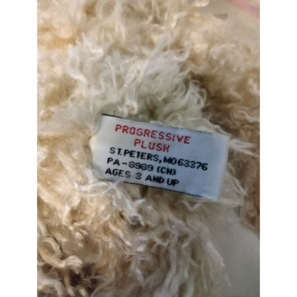 Teddy Bear Progressive Plush Light Brown with Ribbon 13 inches - Picture 7 of 8